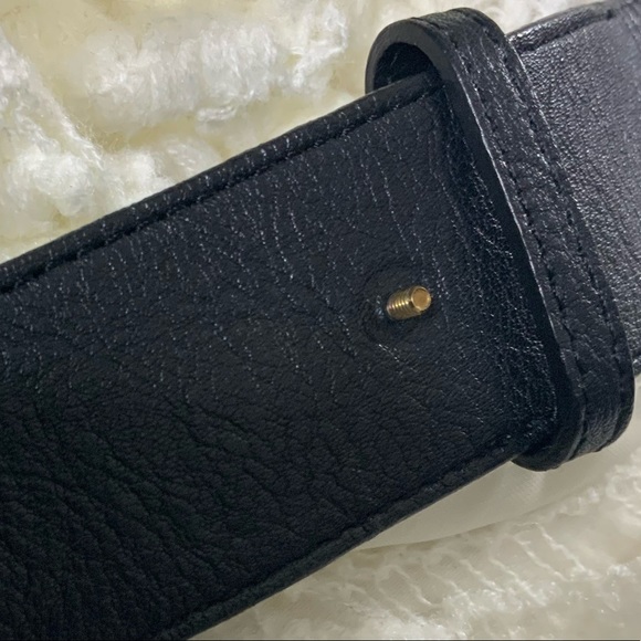 Leather and Gunmetal Chain Link Belt main image 6